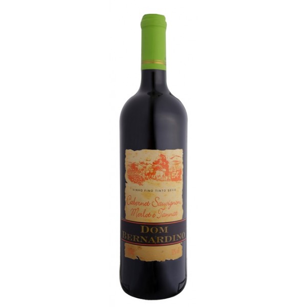 Vinho Fino Trivarietal Cabernet/Merlot/Tannat Meio Seco Dom Bernardino 750ml - Bella Aurora