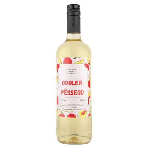 Cooler de Vinho Branco com Pêssego 720ml - Bella Quinta