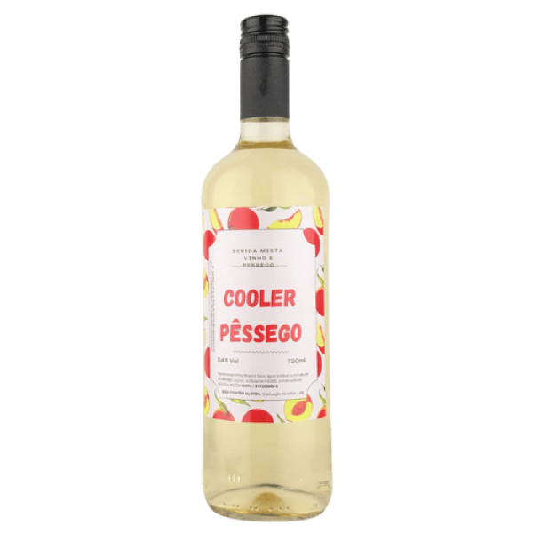 Cooler de Vinho Branco com Pêssego 720ml - Bella Quinta