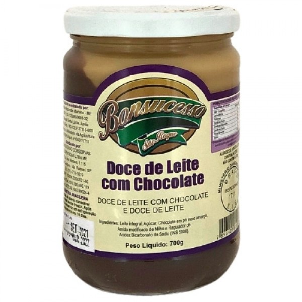 Doce de Leite com Chocolate 700g - Bonsucesso