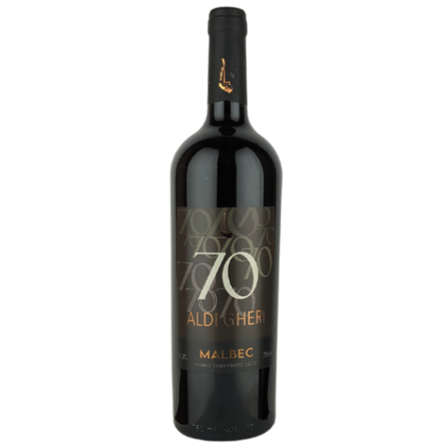 Vinho Fino Tinto Seco Malbec Aldegheri-70anos 750ml - Canguera