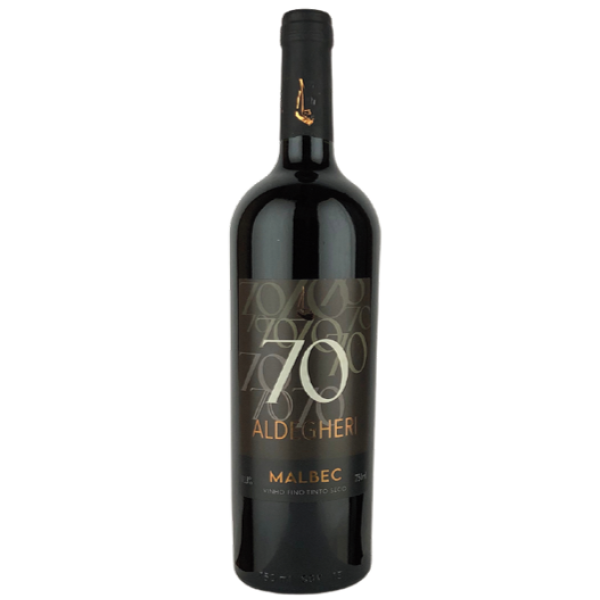 Vinho Fino Tinto Seco Malbec Aldegheri-70anos 750ml - Canguera