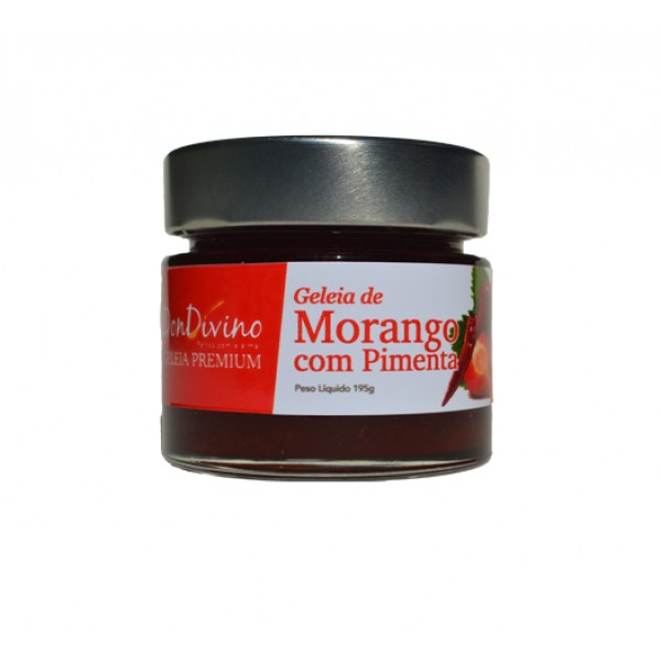 Geleia de Morango com Pimenta 190g - Don Divino
