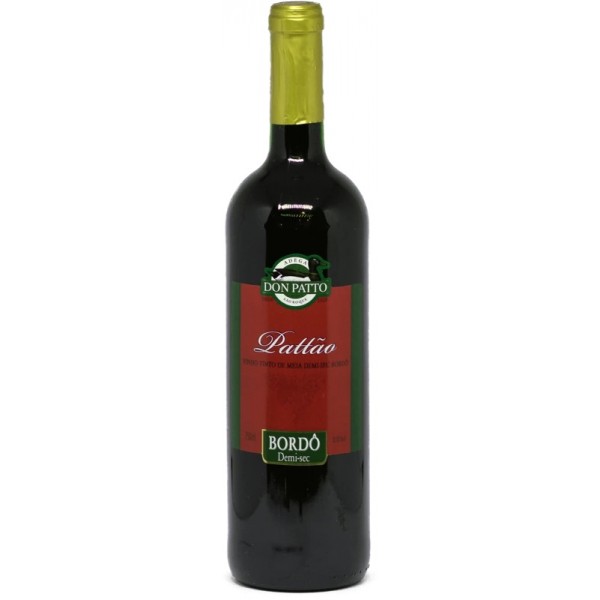 Vinho Tinto Demi-sec Bordô 720ml - Don Patto