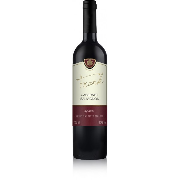 Vinho Fino Tinto Demi-sec Cabernet Sauvignon 720ml - Frank