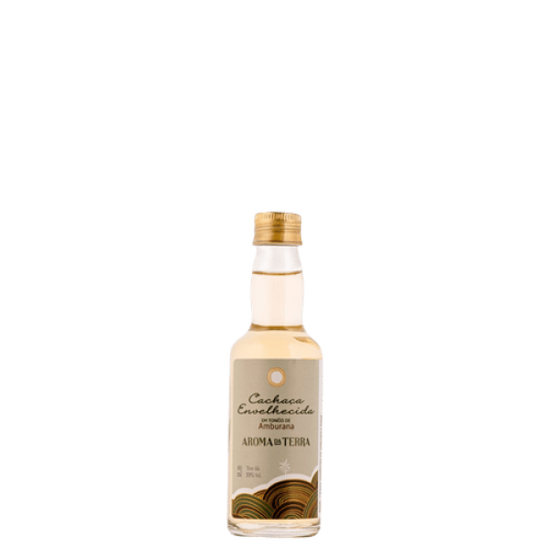 Cachaça Aroma da Terra Envelhecida em Amburana 60ml - Giullian's