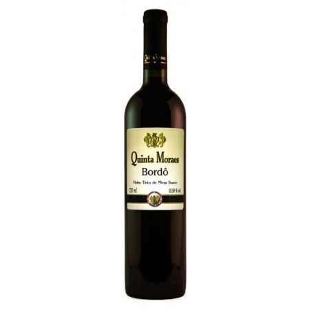 Vinho Tinto Suave Bordô 720ml - Quinta Moraes