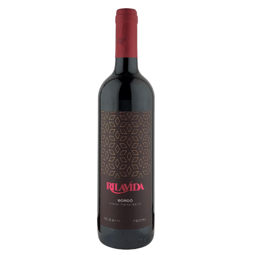 Vinho Tinto Seco Bordô 750ml - RilaVida