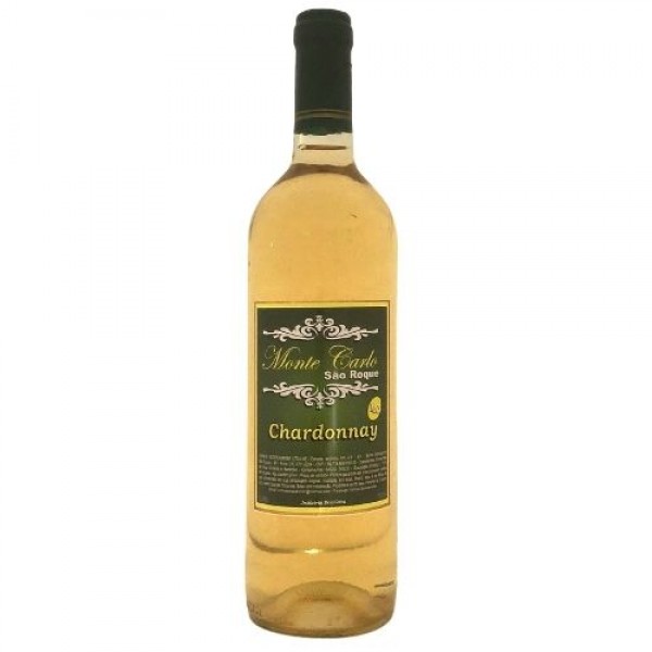 Vinho Fino Branco Demi-sec Chardonnay Monte Carlo 720ml - Sorocamirim