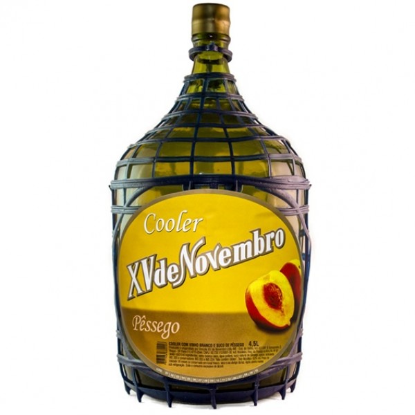Cooler de Vinho Branco com suco de Pêssego 4,5 L - XV de Novembro